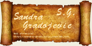 Sandra Gradojević vizit kartica